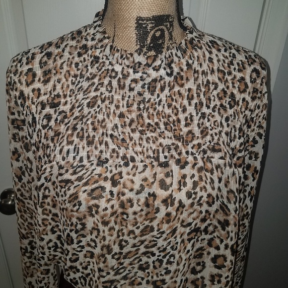 Animal Print Blouse - Picture 4 of 4